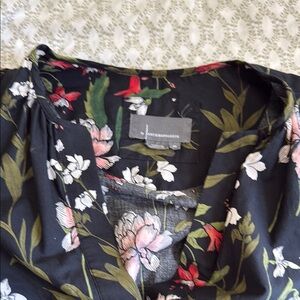 Anthropologie Floral Blouse
